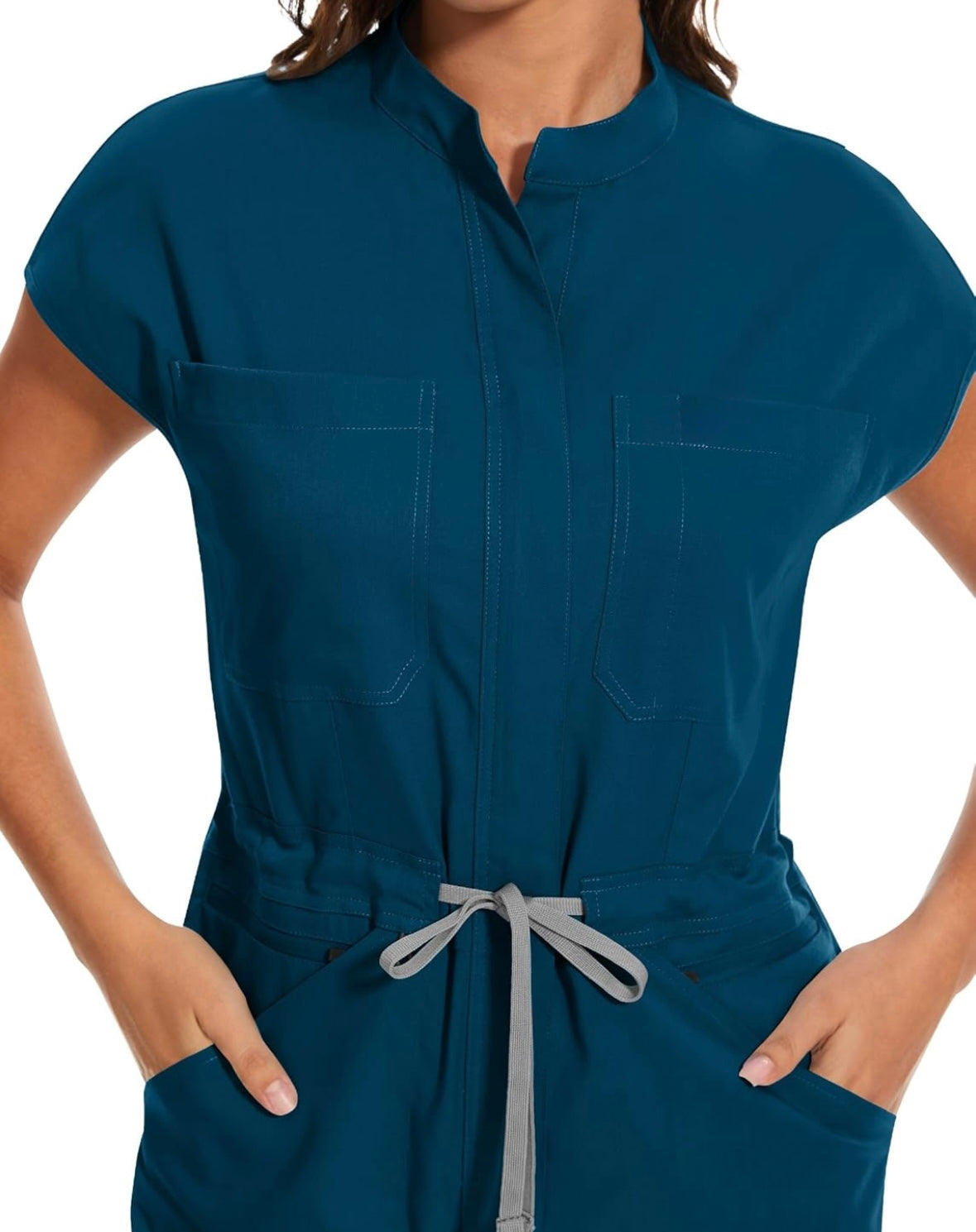 4 Way Jumpsuit Caribbean Blue