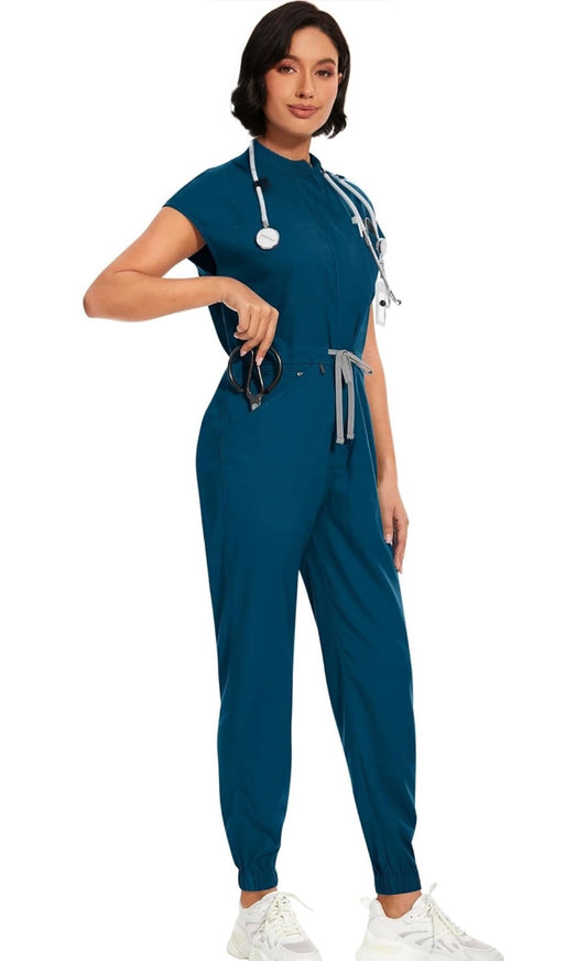 4 Way Jumpsuit Caribbean Blue
